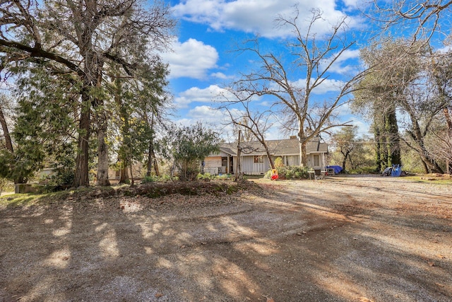 view of front of home