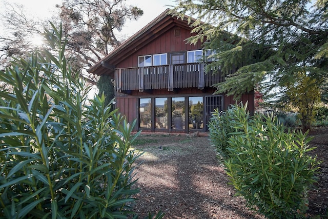 view of rear view of house