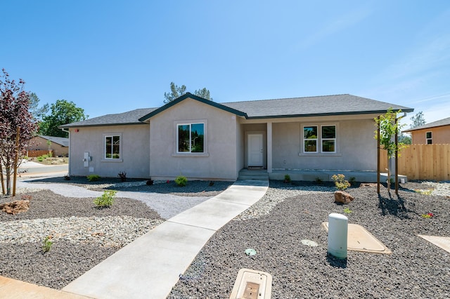 view of ranch-style house