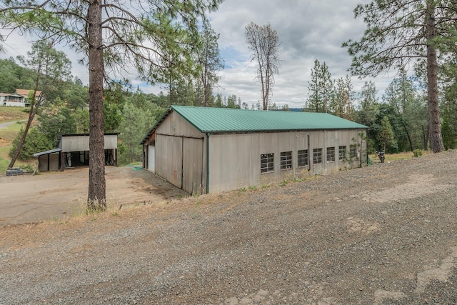 view of outbuilding