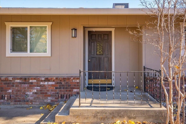 view of entrance to property