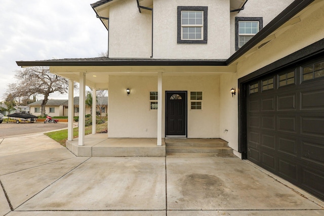 exterior space featuring covered porch