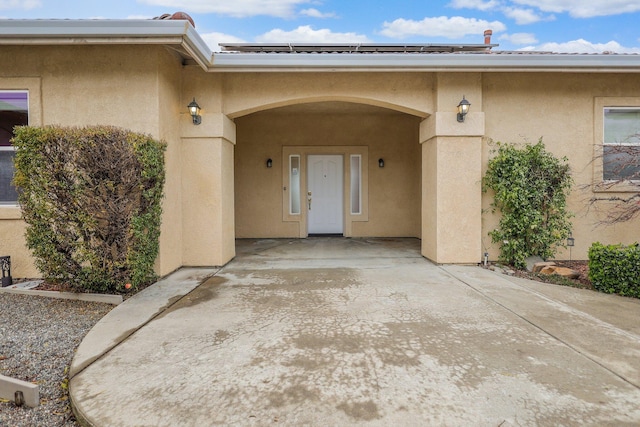 view of property entrance