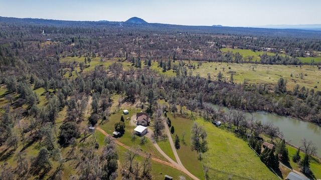 7899 Elmers Way, Shingletown, CA 96088 - aerial overview of property's location featuring a forest and a large body of water
