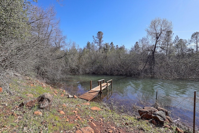 7899 Elmers Way, Shingletown, CA 96088 - dock area featuring a water view