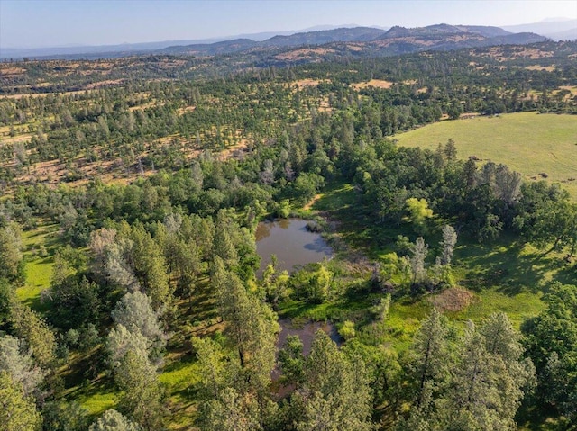 7899 Elmers Way, Shingletown, CA 96088 - aerial view of property's location with a forest and a water and mountain view