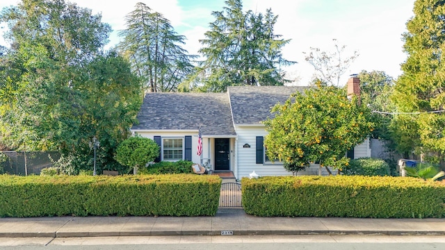 view of front of property