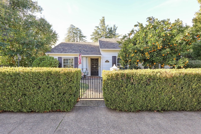 view of front of home