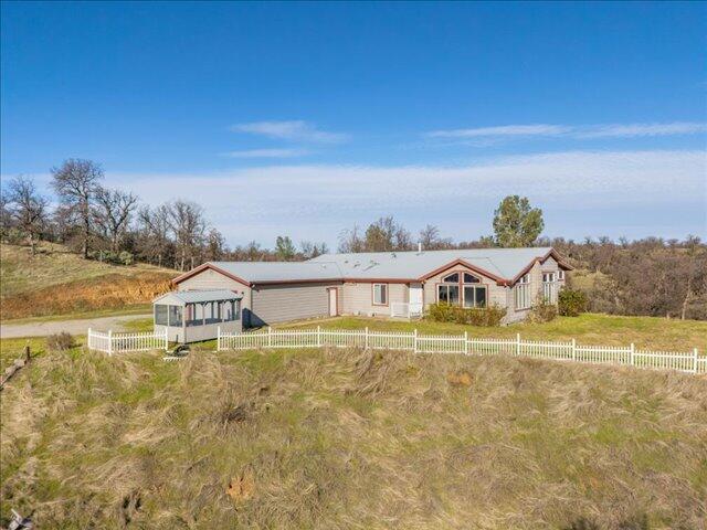 view of single story home