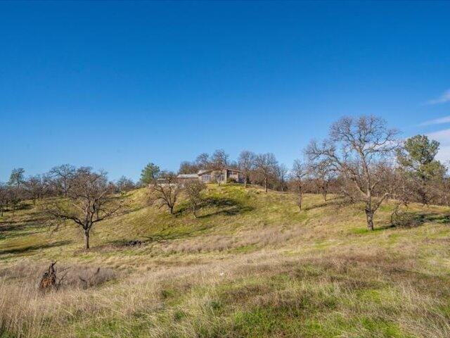 view of landscape featuring a rural view