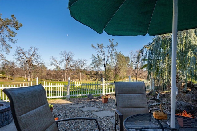 view of patio