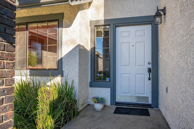 view of entrance to property