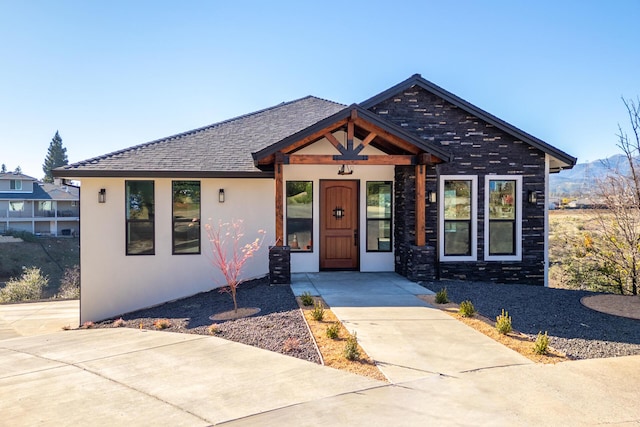 view of front of home