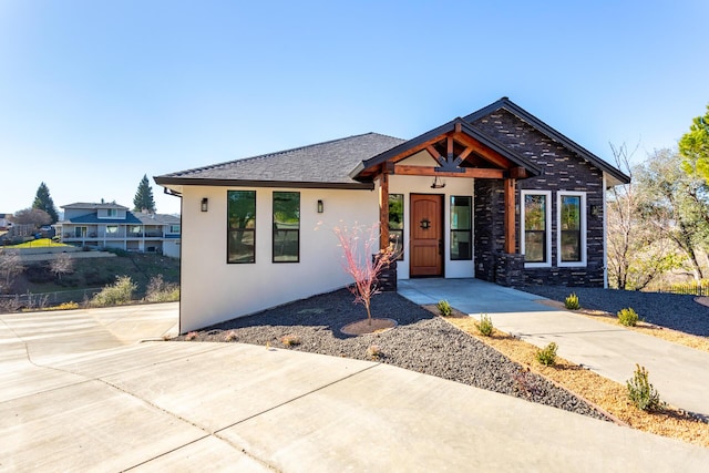 view of front of home