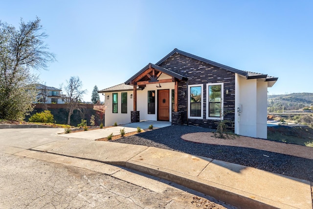 view of front of home