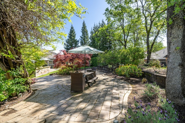 view of patio