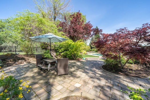 view of patio