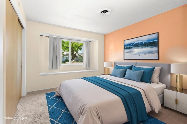 2048 Wilder Dr, Redding, CA 96001 - bedroom featuring carpet flooring and a closet