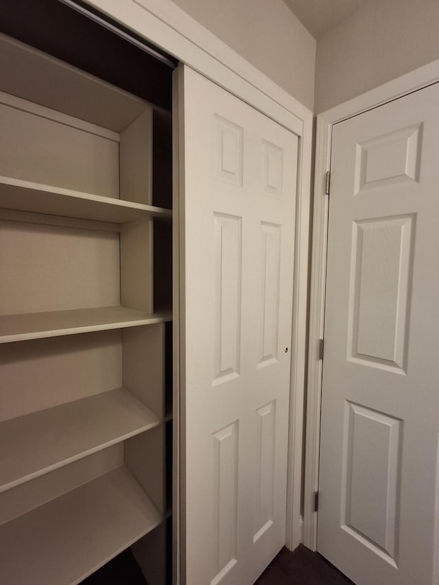 view of closet