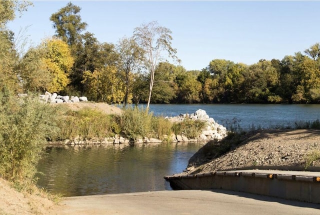 view of water feature