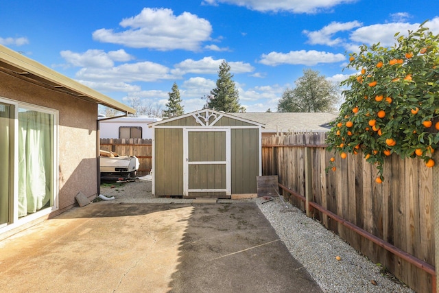 view of outbuilding