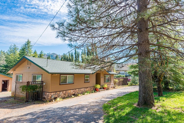 view of ranch-style home