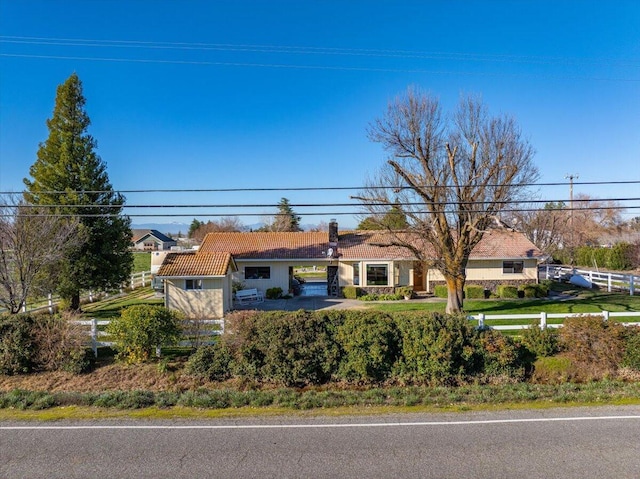 view of ranch-style home