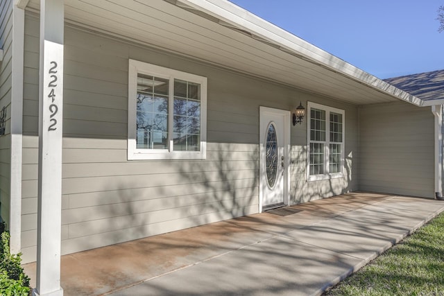 view of entrance to property