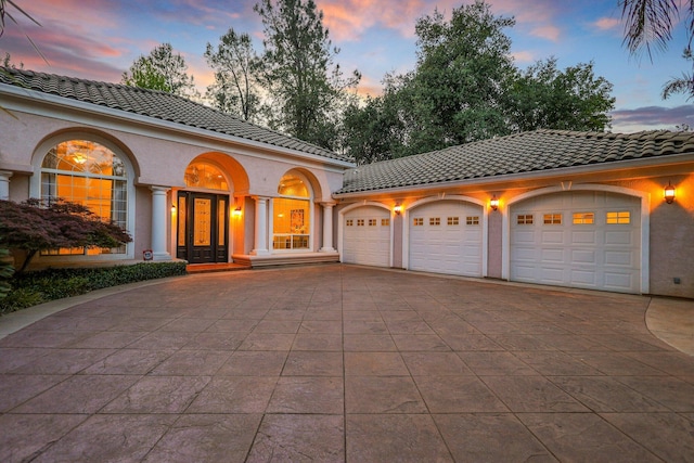 view of mediterranean / spanish home