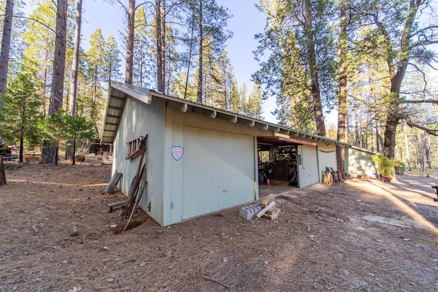 view of outbuilding