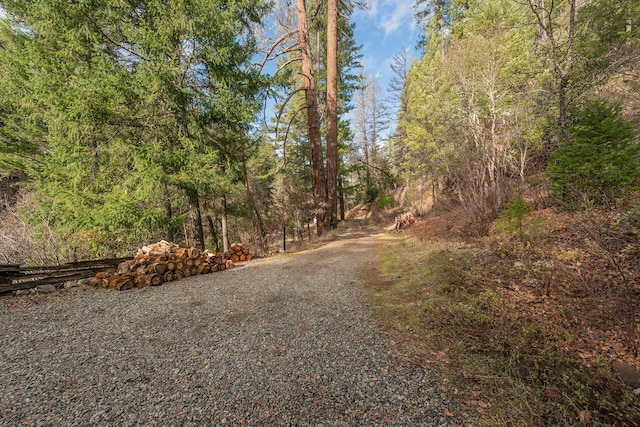 view of road