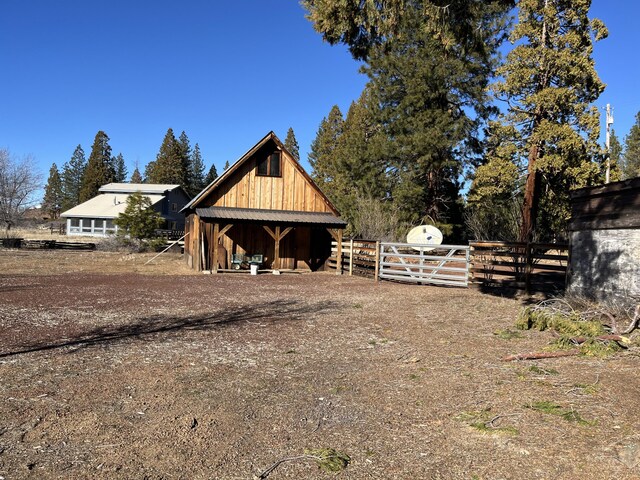 view of outbuilding