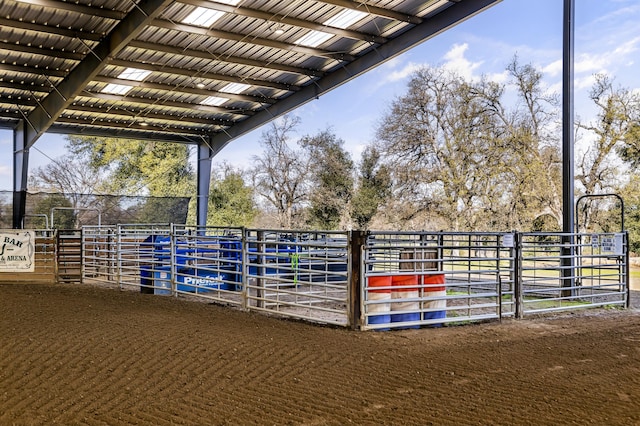 view of stable