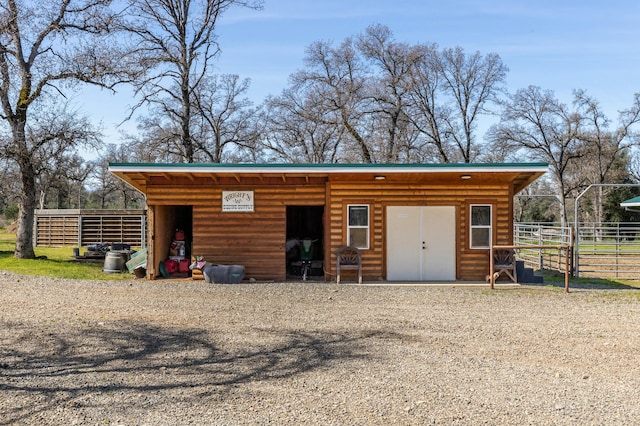 view of outbuilding