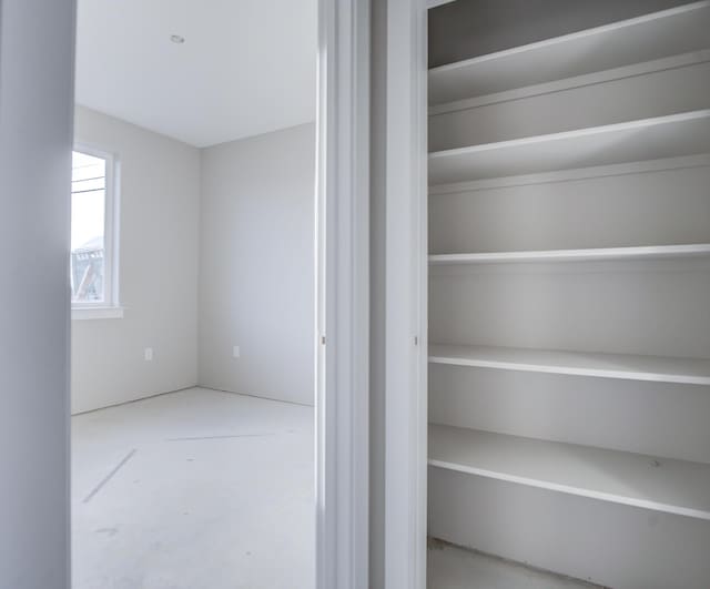 view of closet