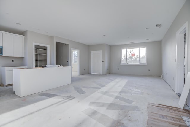 view of unfurnished living room