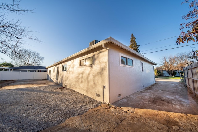 view of home's exterior featuring a patio