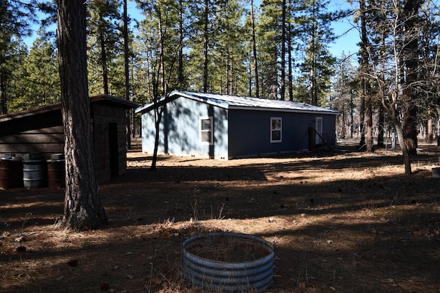 view of outdoor structure