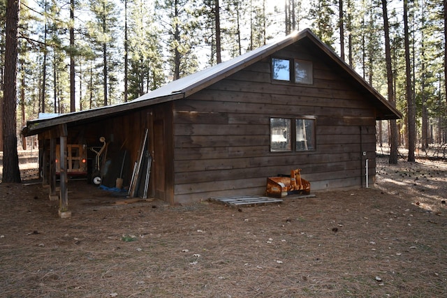 view of home's exterior