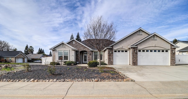 ranch-style house with a garage