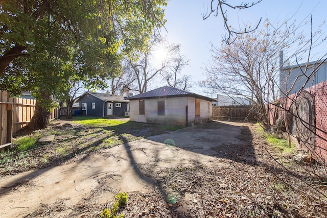 rear view of house featuring a patio area