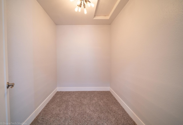 empty room featuring carpet floors