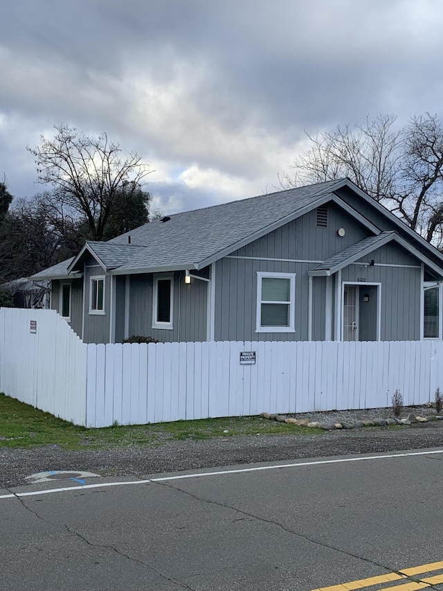 view of side of home