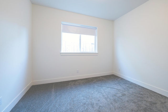 unfurnished room with carpet floors