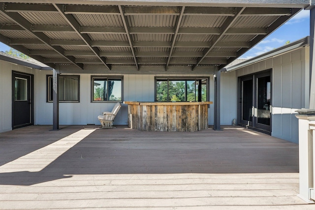 view of deck