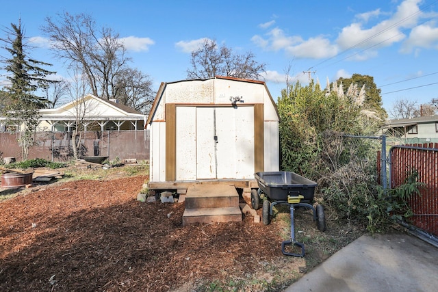 view of outbuilding