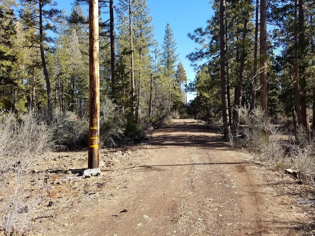 view of road