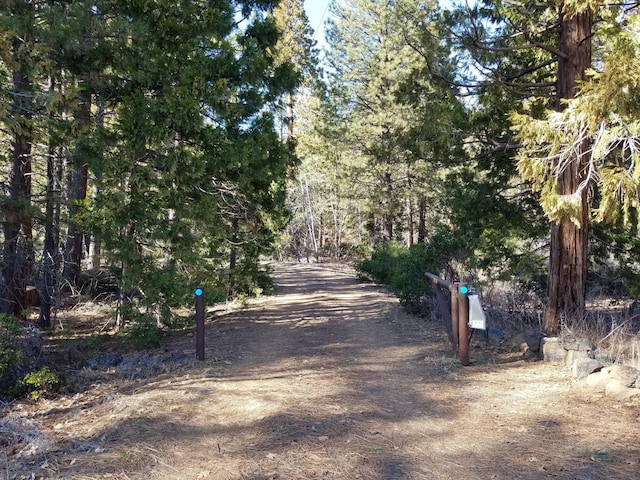 view of road