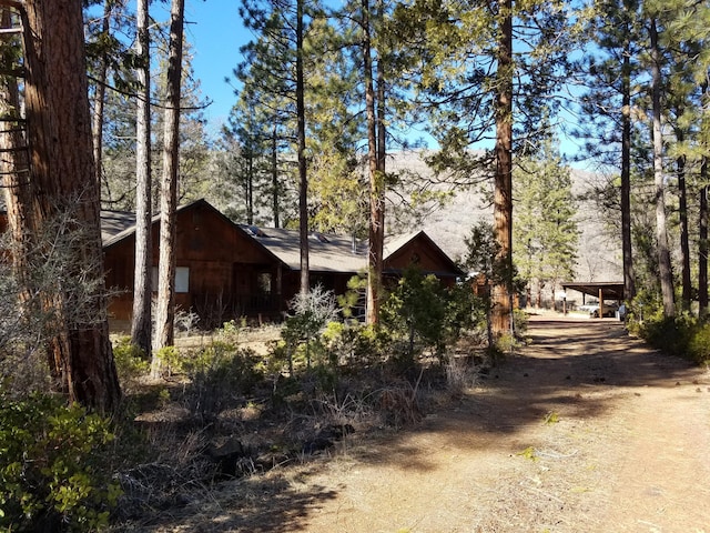 view of home's exterior