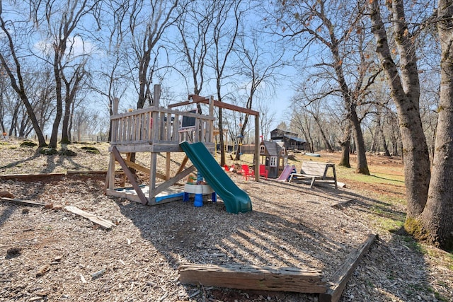 view of play area